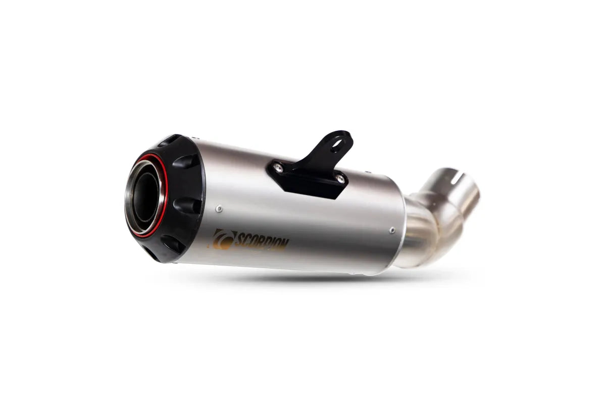 Kawasaki Z900 Euro 5+ (2025-2026) SCORPION Exhaust Red Power Slip-on – Titanium