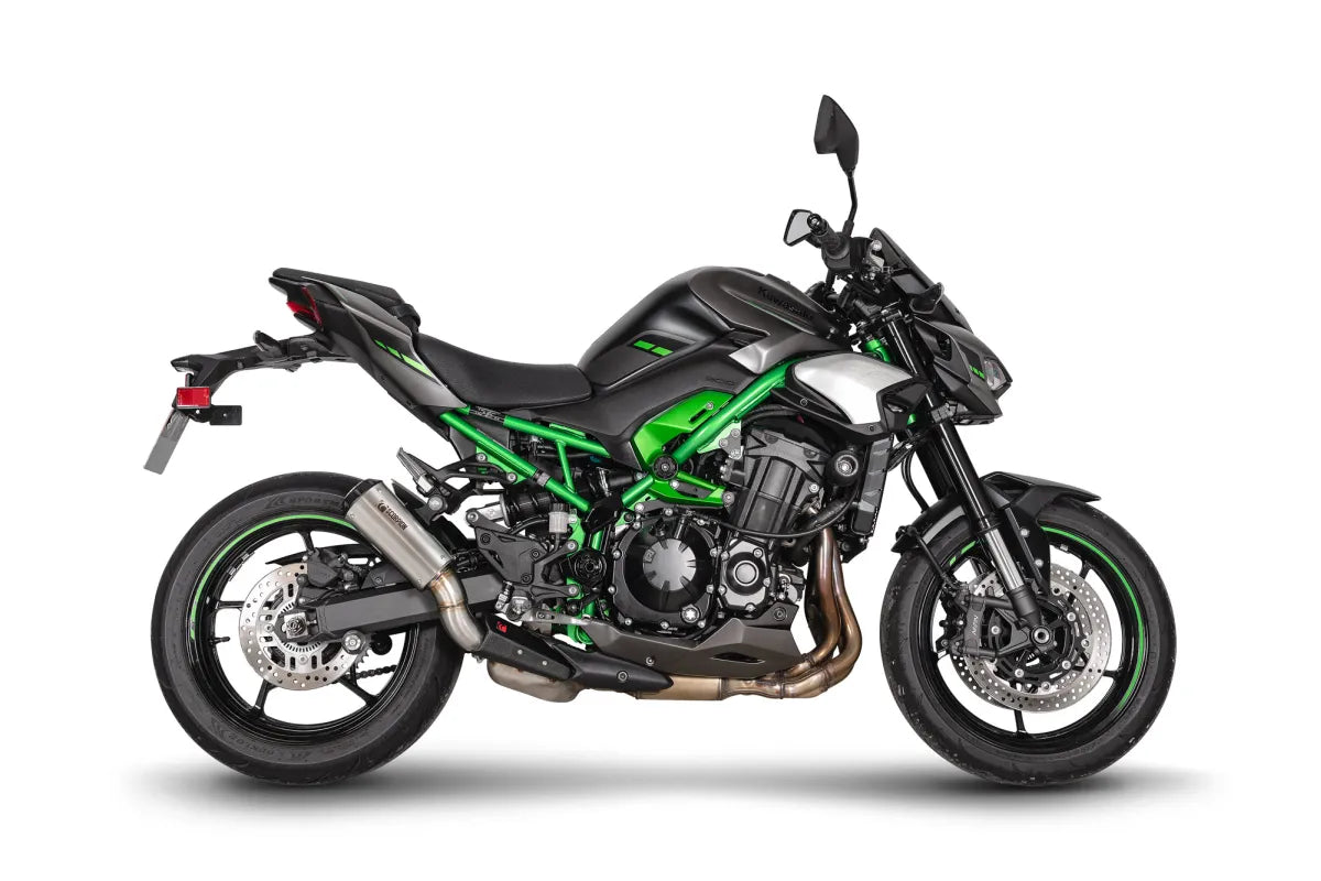 Kawasaki Z900 Euro 5+ (2025-2026) SCORPION Exhaust Red Power Slip-on – Titanium