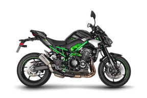 Kawasaki Z900 Euro 5+ (2025-2026) SCORPION Exhaust Red Power Slip-on – Titanium