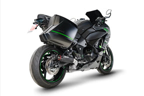 Kawasaki Ninja 1100 SX & SX SE, Euro 5+ (2025-2025) SCORPION Exhaust Red Power Slip-on – Black Ceramic