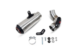 Kawasaki Ninja 1100 SX & SX SE, Euro 5+ (2025-2025) SCORPION Exhaust Red Power Slip-on – Brushed Stainless Steel