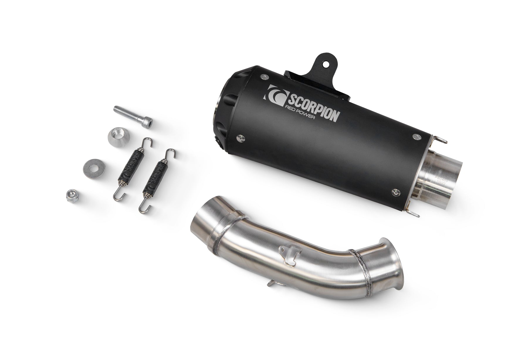 KTM Duke 390 (2017–2020) Scorpion Exhaust Red Power Slip-on - Black Ceramic