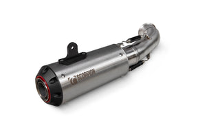 KTM Duke 390 (2017–2020) Scorpion Exhaust Red Power Slip-on - Brushed Stainless