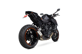 KTM Duke Super R (2014–2019) Scorpion Exhaust Red Power Slip-on - Brushed Stainless