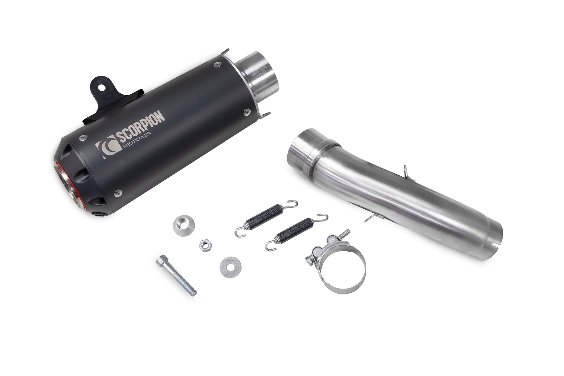 KTM Duke 390 (2021–2023) Scorpion Exhaust Red Power Slip-on - Black Ceramic