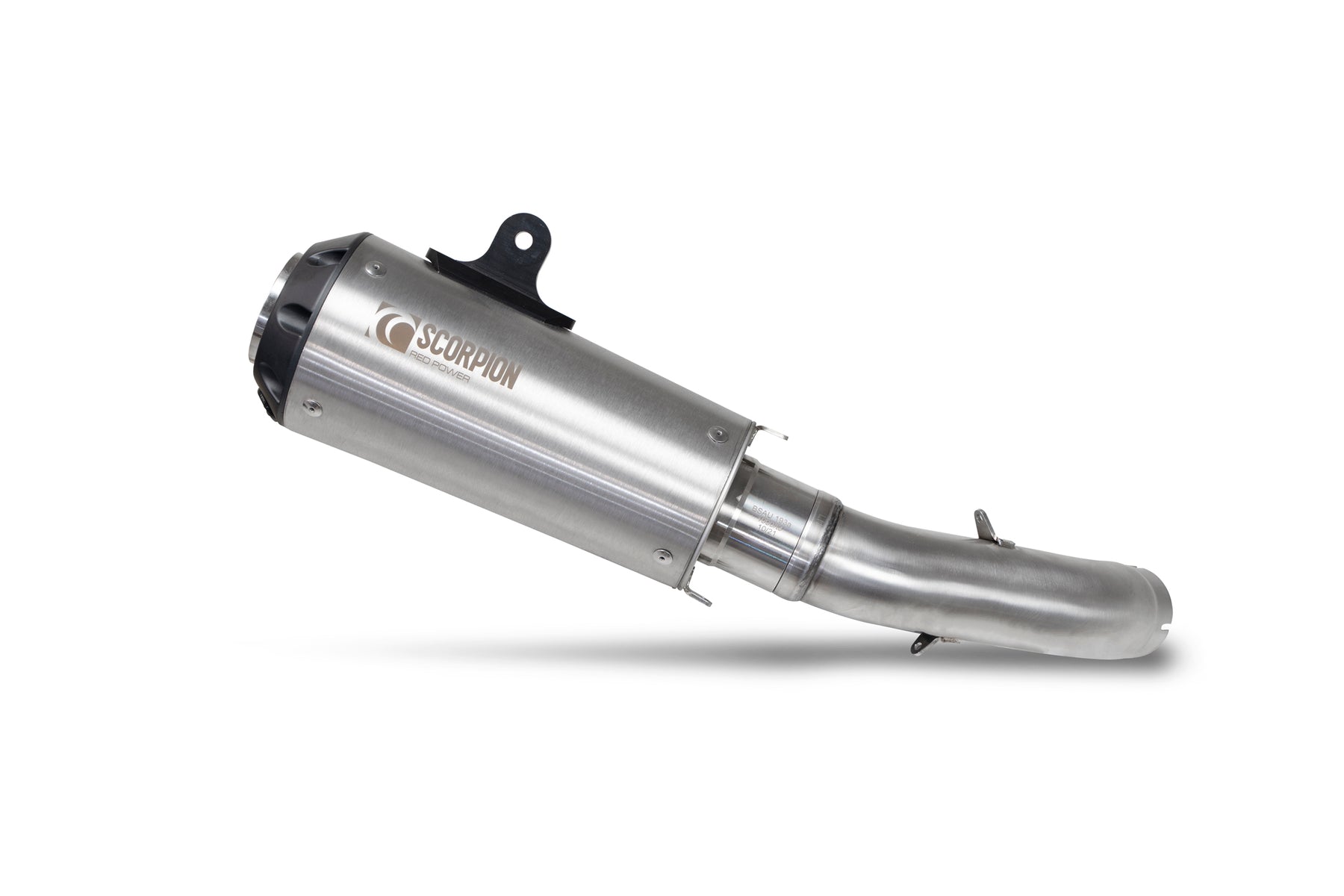 KTM Duke 390 (2021–2023) Scorpion Exhaust Red Power Slip-on - Brushed Stainless