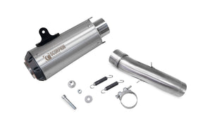 KTM Duke 390 (2021–2023) Scorpion Exhaust Red Power Slip-on - Brushed Stainless