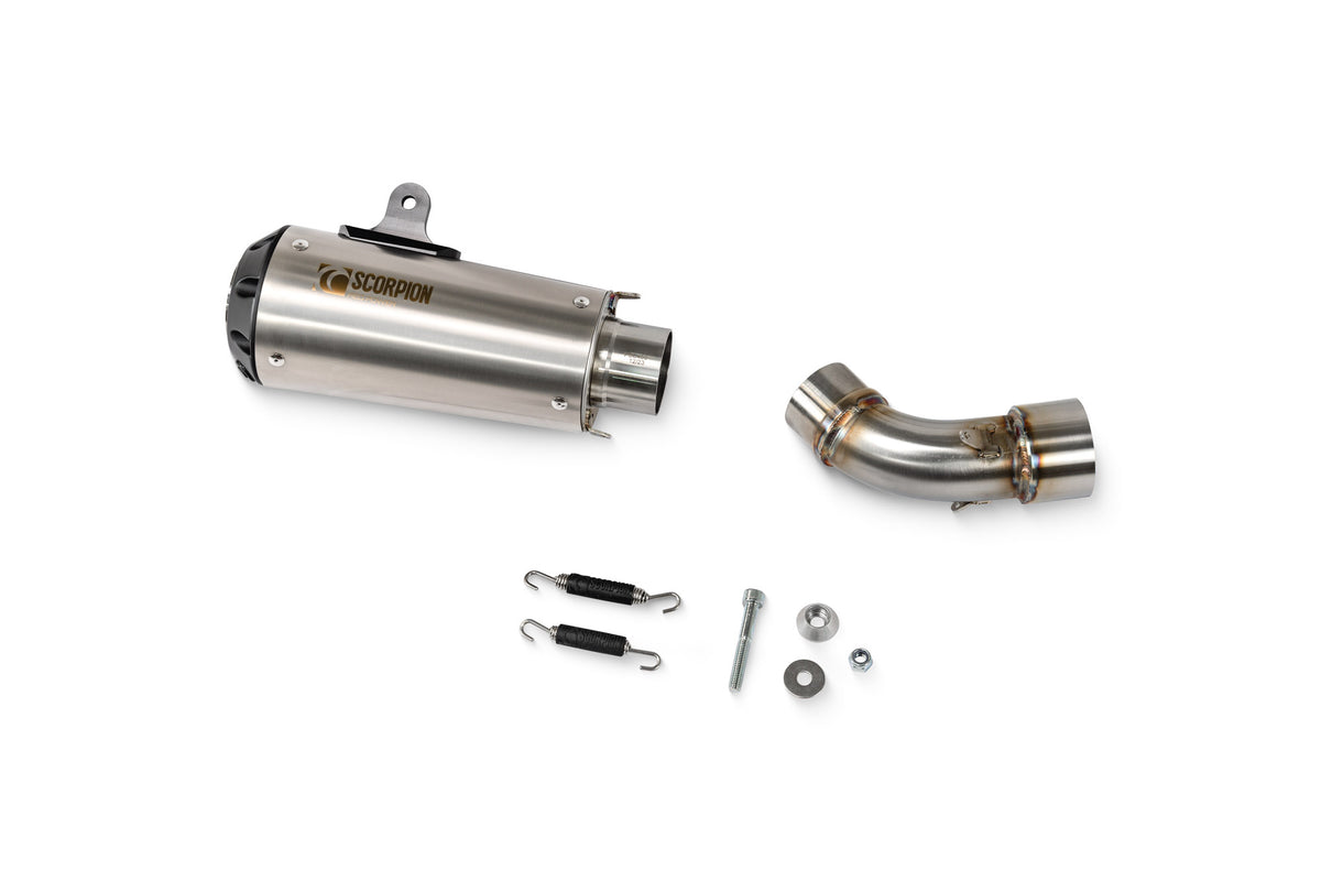 KTM Duke 990 (2024–2025) Scorpion Exhaust Red Power Slip-on - Titanium