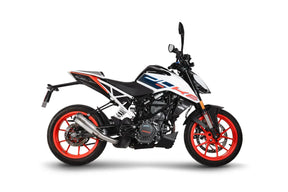 KTM 125 Duke, Euro 5 (2021-2023) SCORPION Exhaust Red Power Slip-on – Titanium