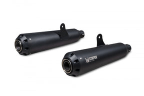 Royal Enfield Continental GT 650 (2019-2024) Scorpion Exhaust Serket Slip-On Pair - Black Ceramic