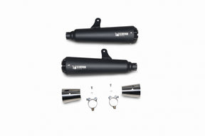 Royal Enfield Continental GT 650 (2019-2024) Scorpion Exhaust Serket Slip-On Pair - Black Ceramic