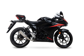 Suzuki GSX-R 125/150 (2017–2020) Scorpion Exhaust Red Power Full System - Brushed Stainless