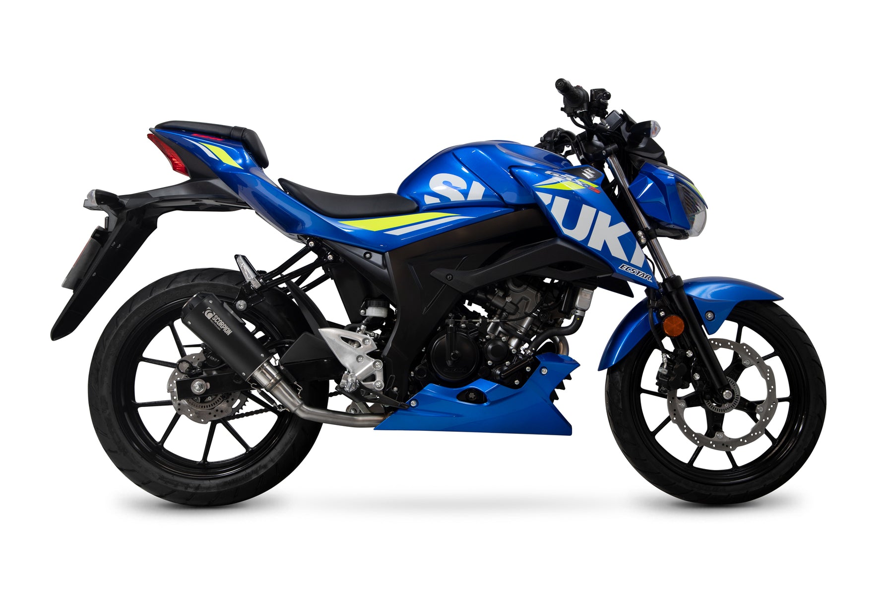 Suzuki GSX-S 125/150 (2017–2021) Scorpion Exhaust Red Power Full System - Black Ceramic