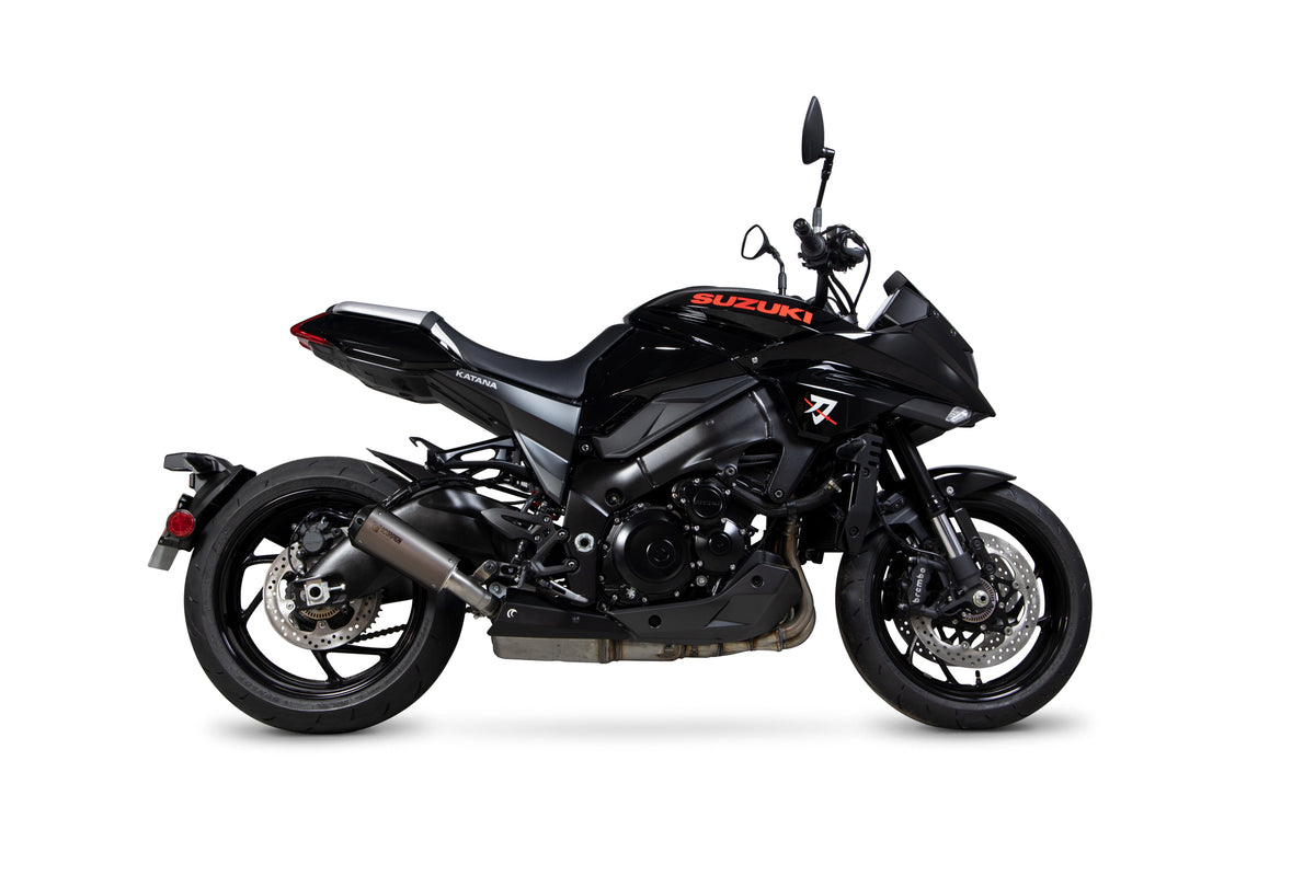 Suzuki Katana (2019–2020) Scorpion Exhaust Red Power Slip-on - Titanium
