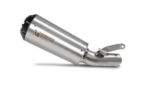 Suzuki GSX-S 1000 (2021–2025) Scorpion Exhaust Red Power Slip-on - Brushed Stainless