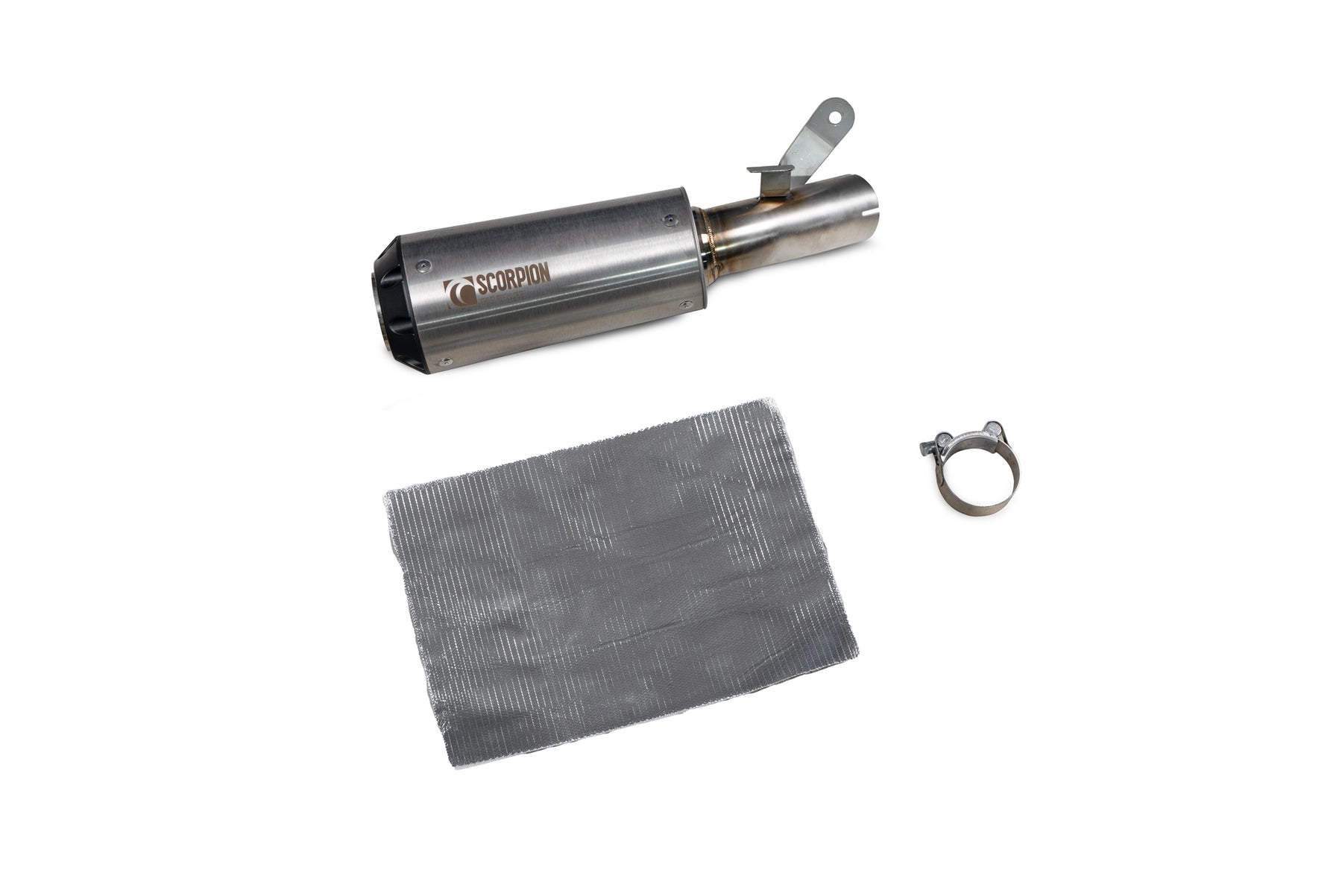 Suzuki GSX-S 1000 GT/GX (2022–2025) Scorpion Exhaust Red Power Slip-on - Brushed Stainless