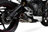 Triumph Street Triple 765 S/R/RS (2017–2019) Scorpion Exhaust Red Power Slip-on - Black Ceramic