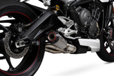 Triumph Street Triple 765 S/R/RS (2017–2019) Scorpion Exhaust Red Power Slip-on - Titanium
