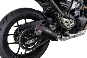 Triumph Speed 400 (2024-2026) SCORPION Exhaust Red Power Slip-on – Black Ceramic Coated