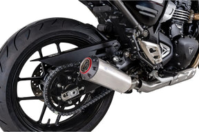 Triumph Speed 400 (2024-2026) SCORPION Exhaust Red Power Slip-on – Titanium