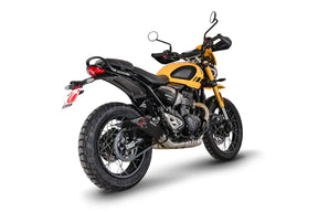 Triumph Scrambler 400 X & XC (2024-2026) SCORPION Exhaust Red Power Slip-on – Black Ceramic