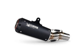 Triumph Scrambler 400 X & XC (2024-2026) SCORPION Exhaust Red Power Slip-on – Black Ceramic