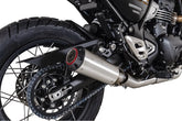 Triumph Scrambler 400 X & XC (2024-2026) SCORPION Exhaust Red Power Slip-on – Brushed Stainless Steel