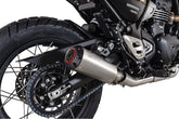 Triumph Scrambler 400 X & XC (2024-2026) SCORPION Exhaust Red Power Slip-on – Titanium