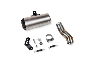 Triumph Scrambler 400 X & XC (2024-2026) SCORPION Exhaust Red Power Slip-on – Titanium