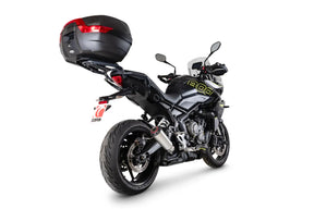 Triumph Tiger Sport 800 (2025-2026) Without Panniers SCORPION Exhaust Red Power Slip-on – Brushed Stainless Steel