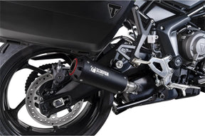 Triumph Tiger Sport 800 (2025-2026) With Panniers SCORPION Exhaust Red Power Slip-on – Black Ceramic