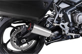 Triumph Tiger Sport 800 (2025-2026) With Panniers SCORPION Exhaust Red Power Slip-on – Brushed Stainless Steel