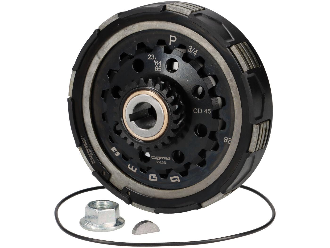 Vespa PX200 Rally200 BGM PRO Superstrong 2.0 Sport CR80 Ultralube Clutch - 24T for 64/65 Tooth