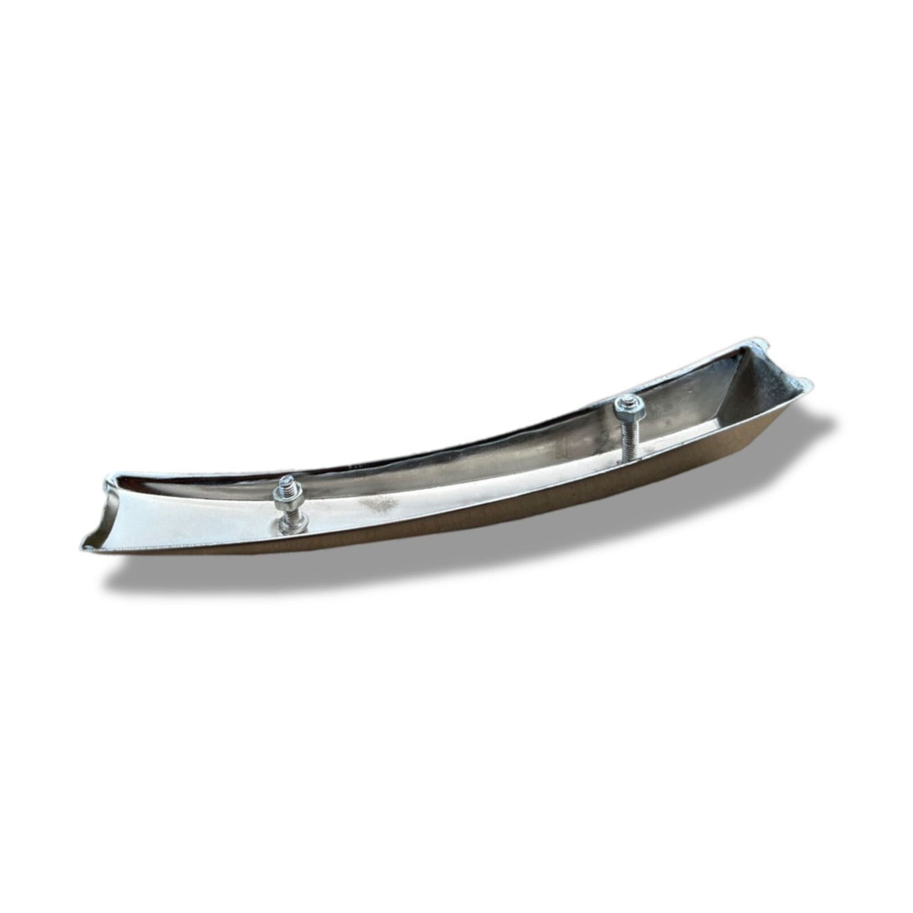 Vespa PX PE T5 Front Mudguard Crest Slim - Polished Stainless Steel