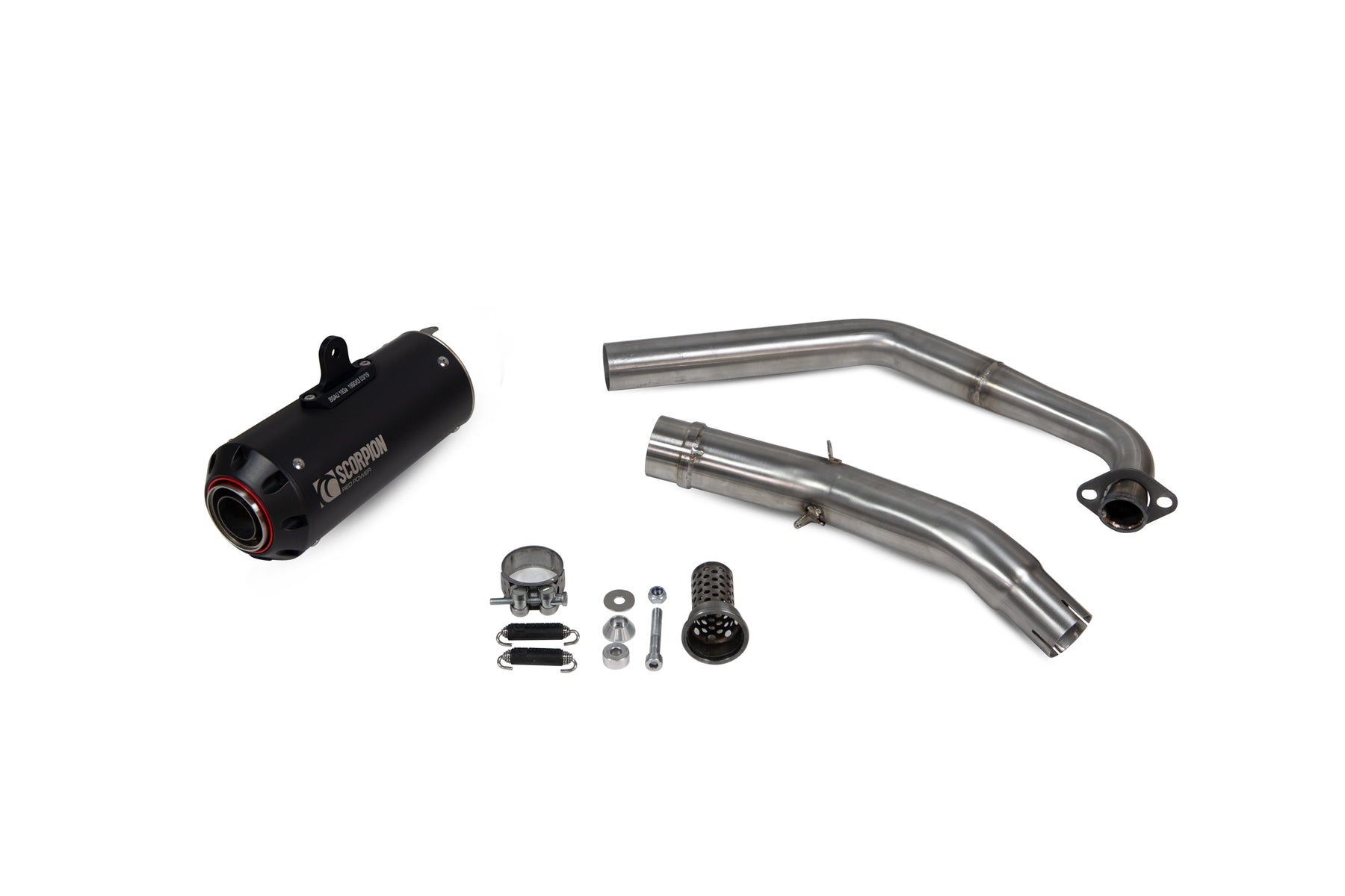 Yamaha YZF R125/R15 (2019–2020) Scorpion Exhaust Red Power Full System - Black Ceramic