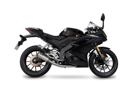 Yamaha YZF R125/R15 (2019–2020) Scorpion Exhaust Red Power Full System - Brushed Stainless