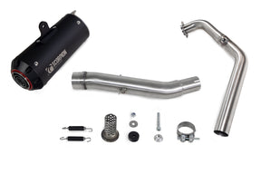 Yamaha YZF R125 (2021–2024) Scorpion Exhaust Red Power Full System - Black Ceramic
