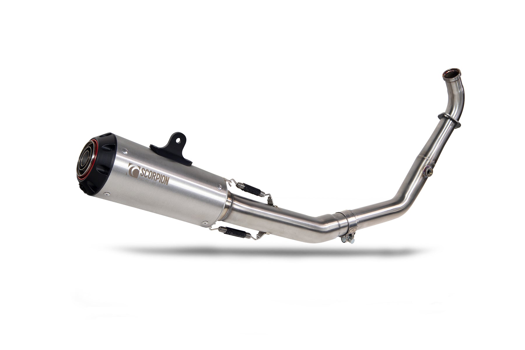 Yamaha YZF R125 (2021–2024) Scorpion Exhaust Red Power Full System - Brushed Stainless