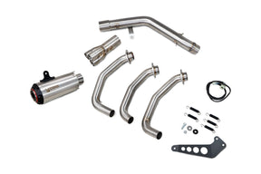 Yamaha MT-09 (2021–2023) Scorpion Exhaust Red Power Full System - Brushed Stainless