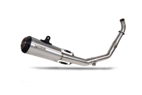 Yamaha XSR 125 (2021–2024) Scorpion Exhaust Red Power Full System - Brushed Stainless