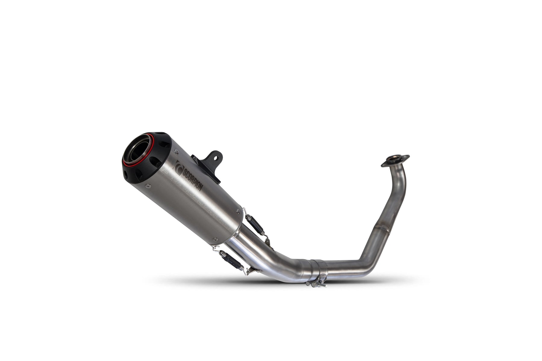 Yamaha MT-125 Euro 4 (2019–2020) Scorpion Exhaust Red Power Full System - Brushed Stainless
