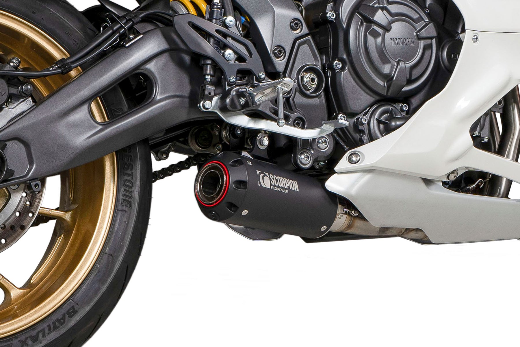 Yamaha YZF R7 (2021–2025) Scorpion Exhaust Red Power Full System - Black Ceramic