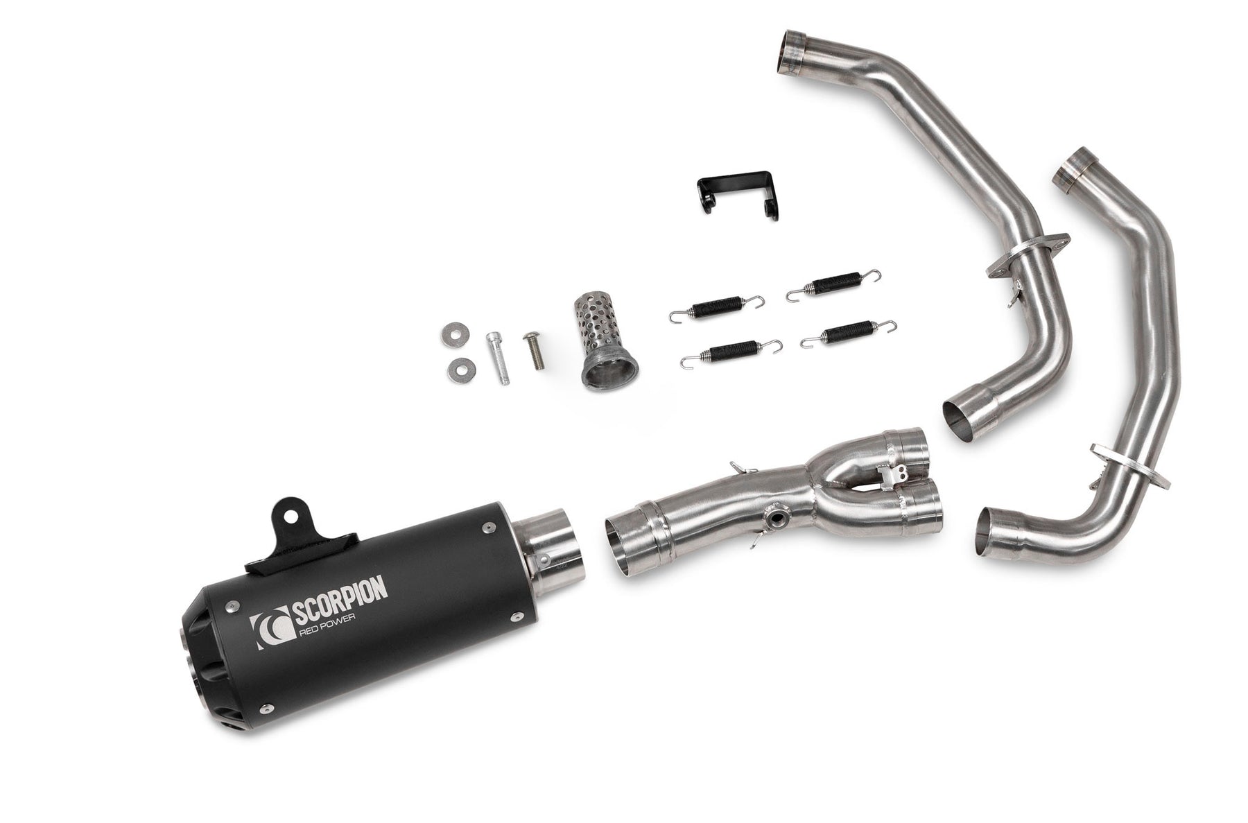 Yamaha MT-07 (2022–2024) Scorpion Exhaust Red Power Full System - Black Ceramic