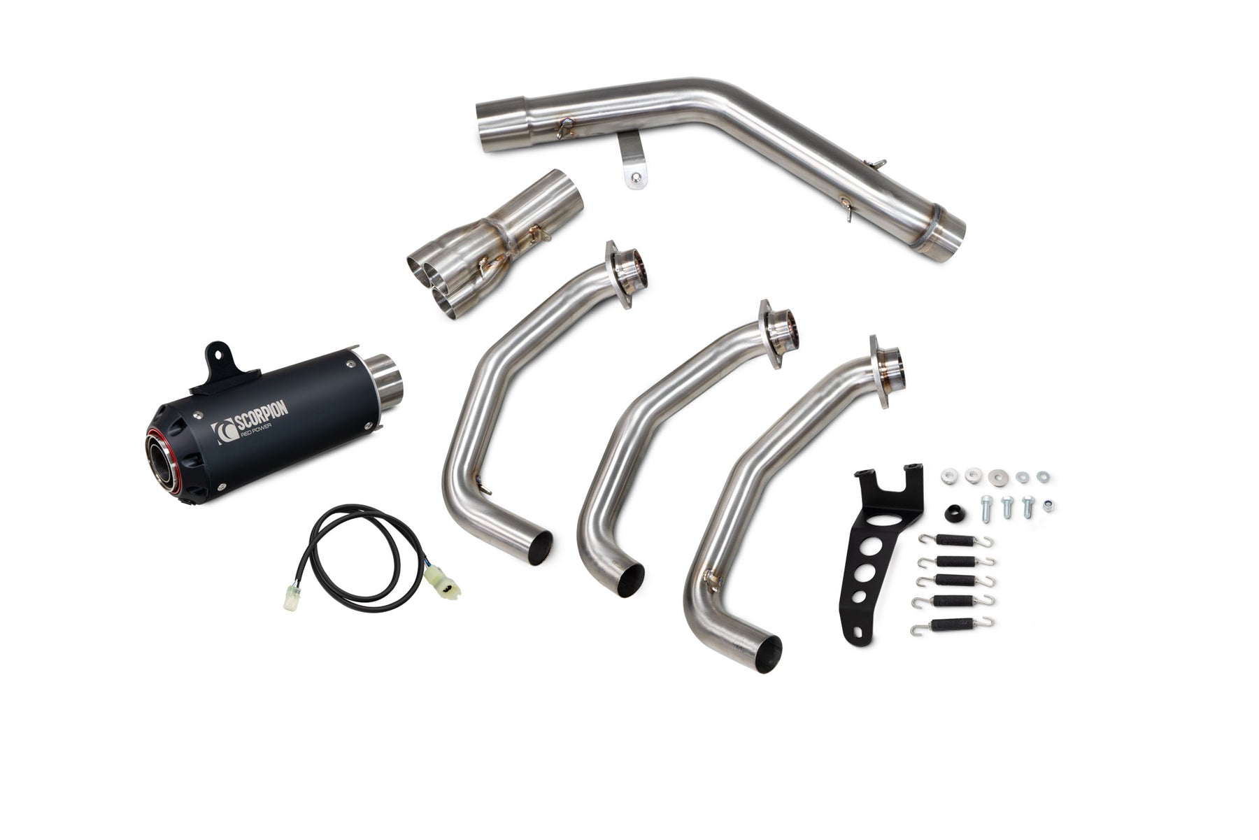 Yamaha XSR 900 (2022–2024) Scorpion Exhaust Red Power Full System - Black Ceramic