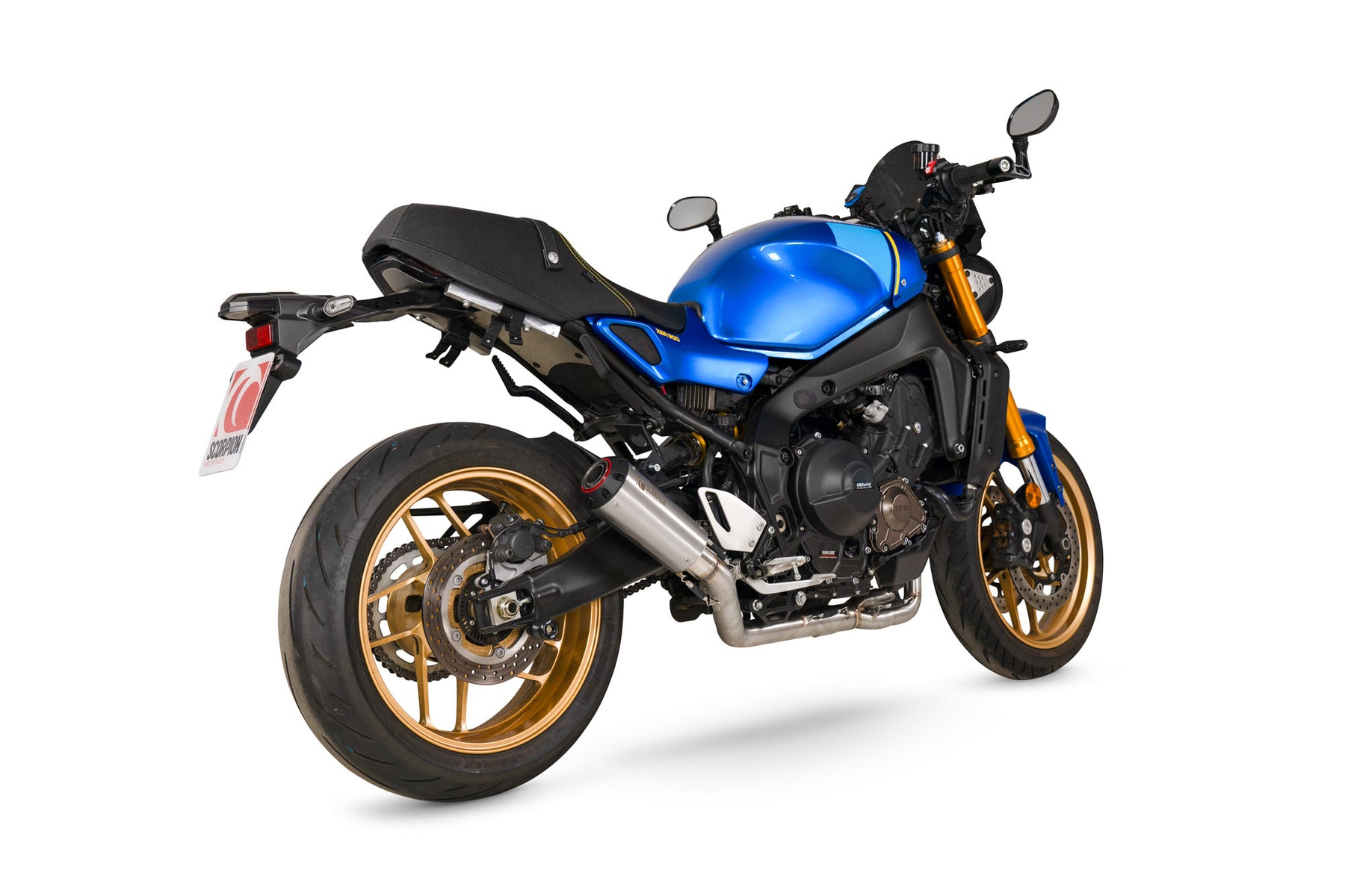 Yamaha XSR 900 (2022–2024) Scorpion Exhaust Red Power Full System - Brushed Stainless