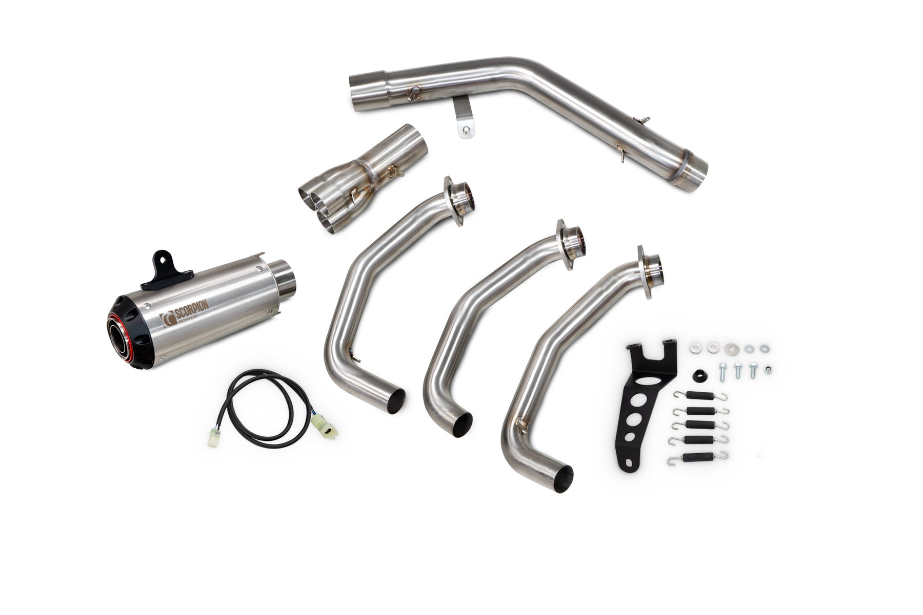 Yamaha XSR 900 (2022–2024) Scorpion Exhaust Red Power Full System - Brushed Stainless