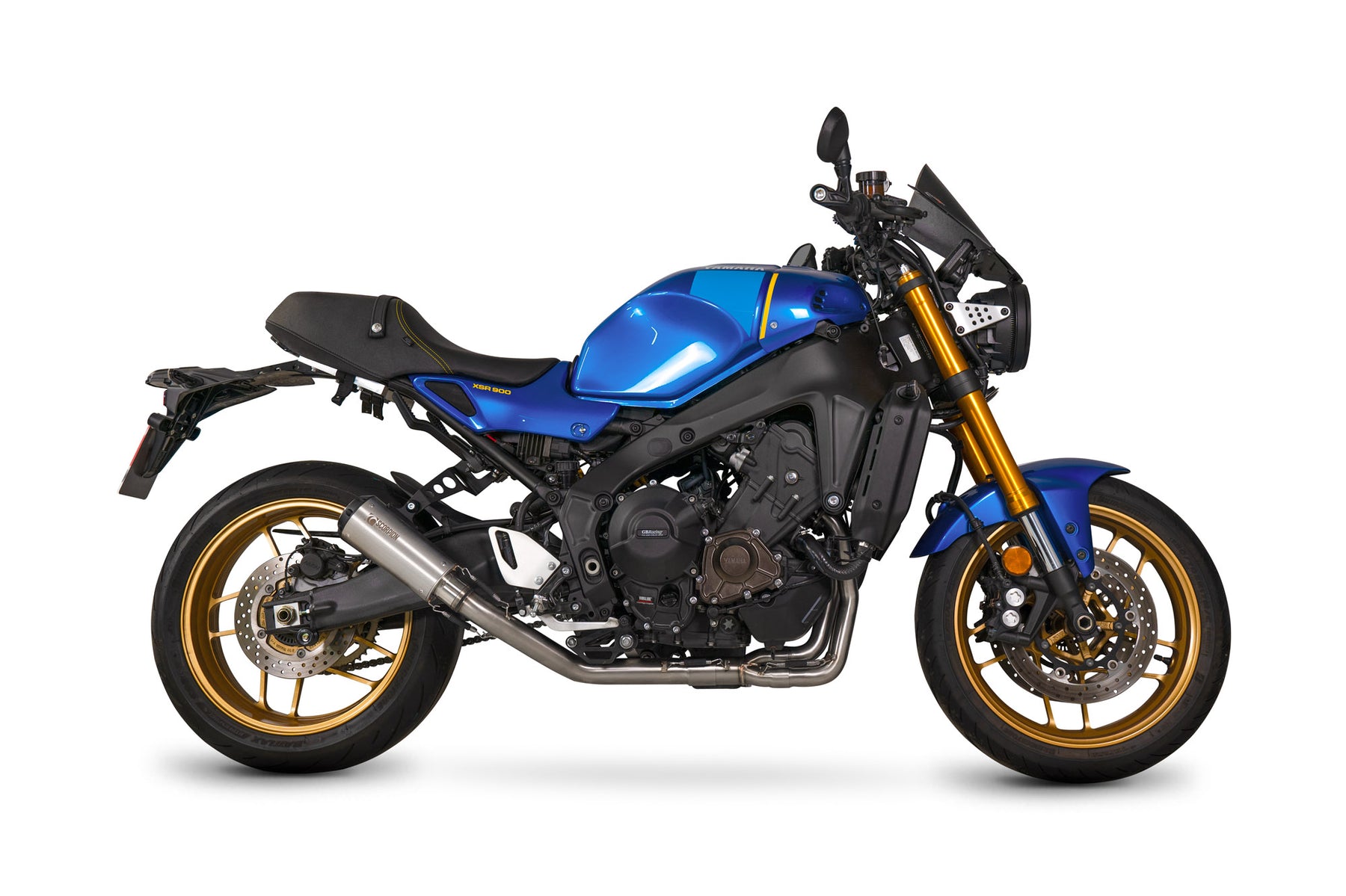 Yamaha XSR 900 (2022–2024) Scorpion Exhaust Red Power Full System - Brushed Stainless