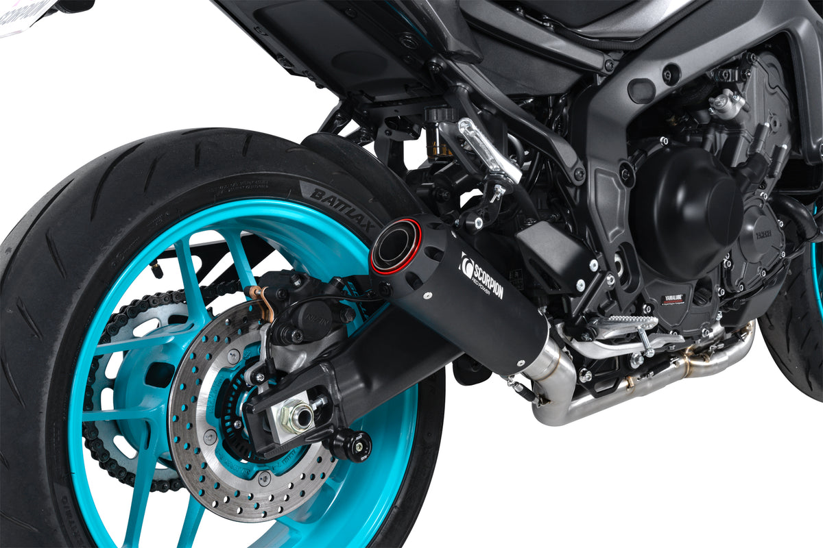 Yamaha MT-09 inc SP (2024–2025) Scorpion Exhaust Red Power Full System - Black Ceramic