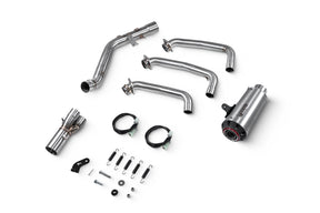 Yamaha MT-09 inc SP (2024–2025) Scorpion Exhaust Red Power Full System - Brushed Stainless