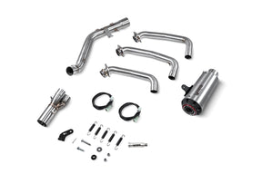 Yamaha MT-09 inc SP (2024–2025) Scorpion Exhaust Red Power Full System - Brushed Stainless